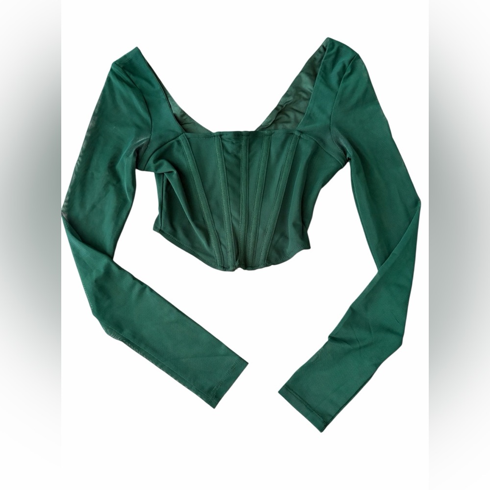 Fashion Nova Green Crop Top